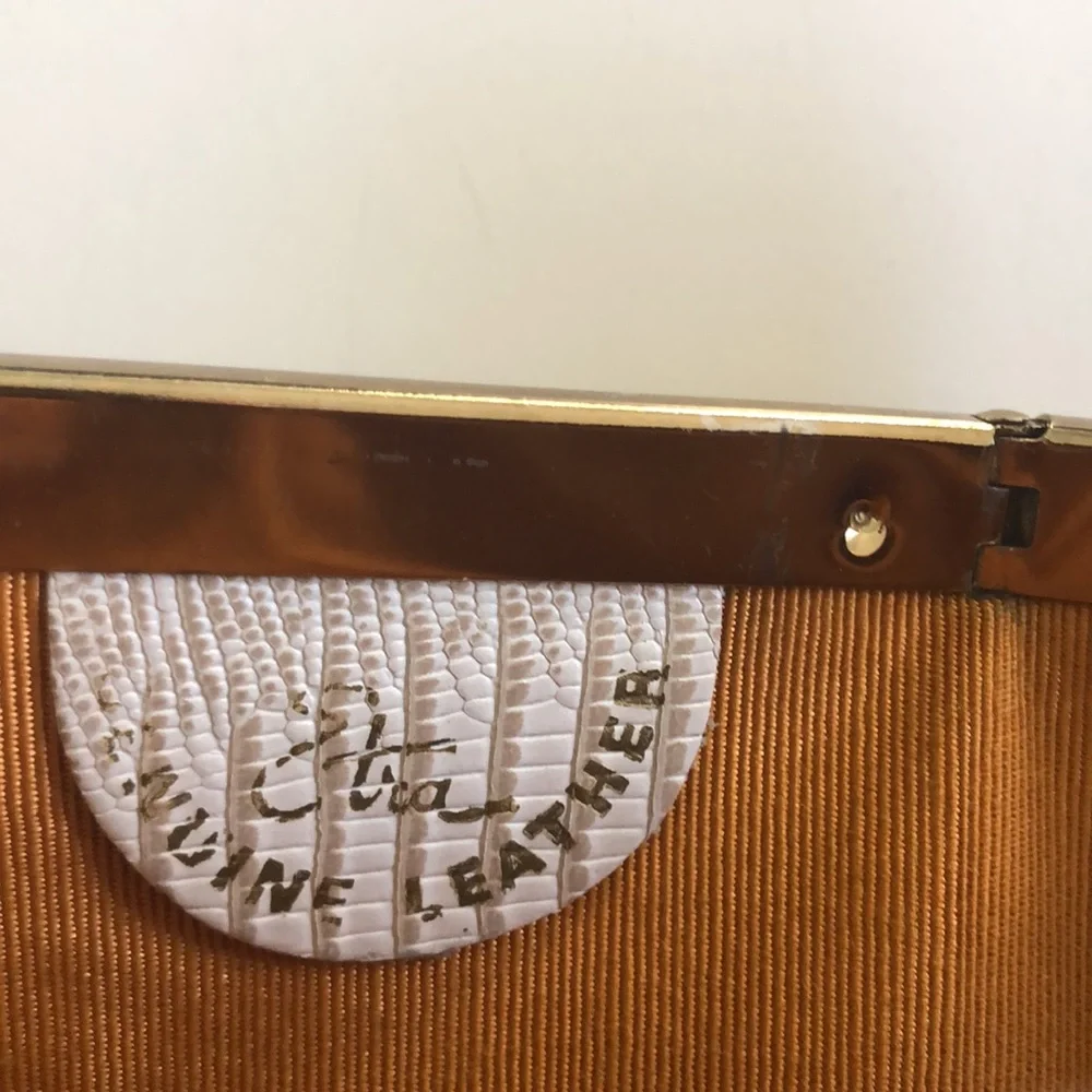 VTG Etra Chic Retro Leather Clutch - Picture 6 of 13
